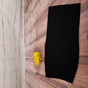 Eileen Fisher Midi Stretch Skirt in Black